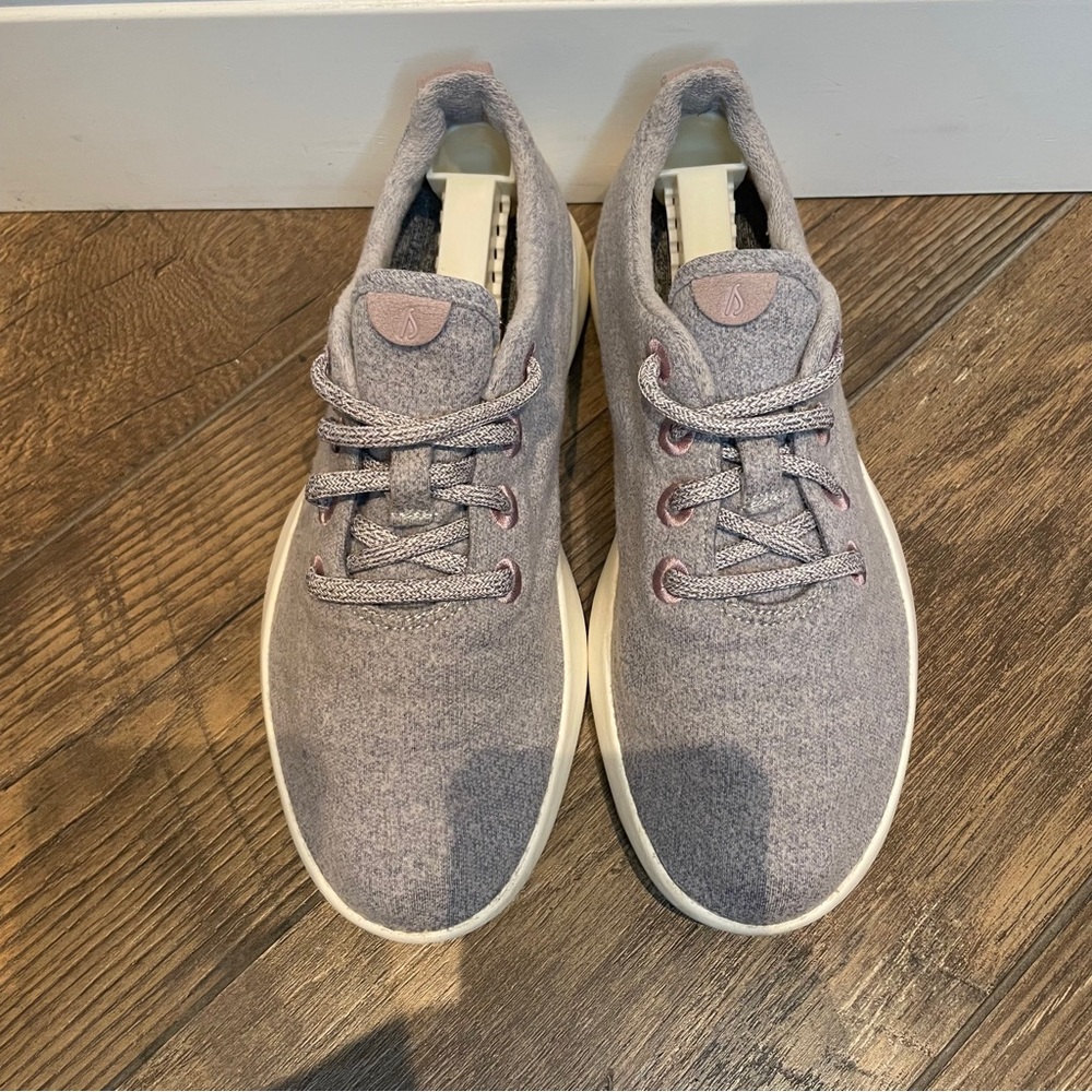 Allbirds x Outdoor Voices Collaboration OV SF Grey Woolrunners Size W8 - Picture 8 of 10